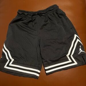 Jordan Black and White Athletic Shorts